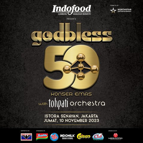 Konser Emas 50 Tahun God Bless Bakal Hadirkan Sederet Musisi Lintas Generasi, Intip Harga Tiketnya di Sini